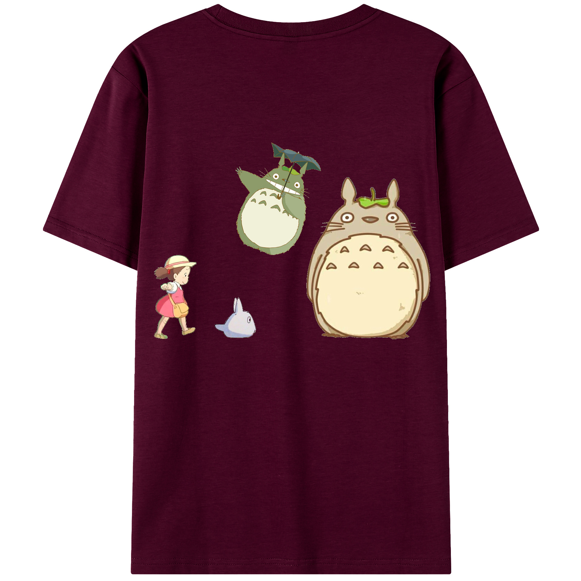 （画像用） となりのトトロ 草壁メイ 草壁サツキ My Neighbor Totoro Satsuki Kusakabe Mei Kusakabe レディース半袖Tシャツ(バックプリント)